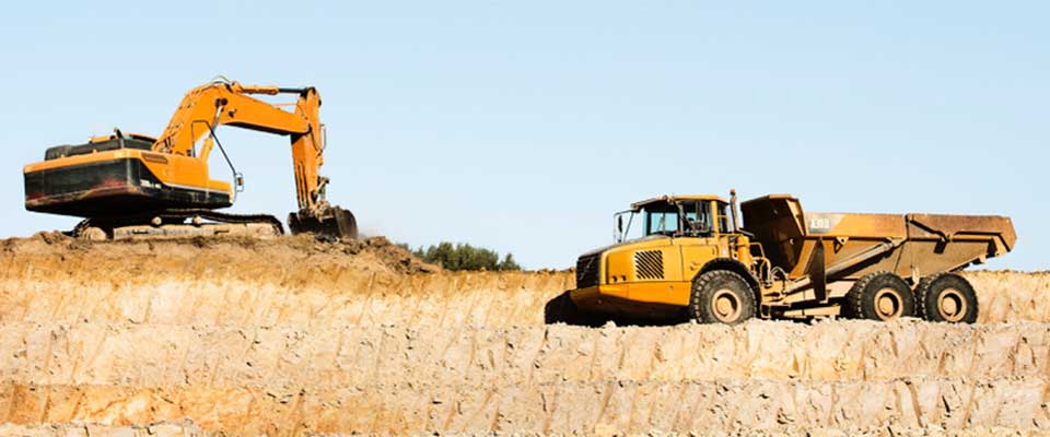 Picture of construction vehicles